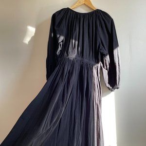 Mara Hoffman Simone Maxi Dress Black Sz 6